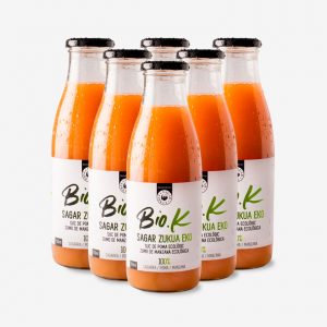 Caja de 6 zumos de manzana ecológica Bio-K en formato familiar