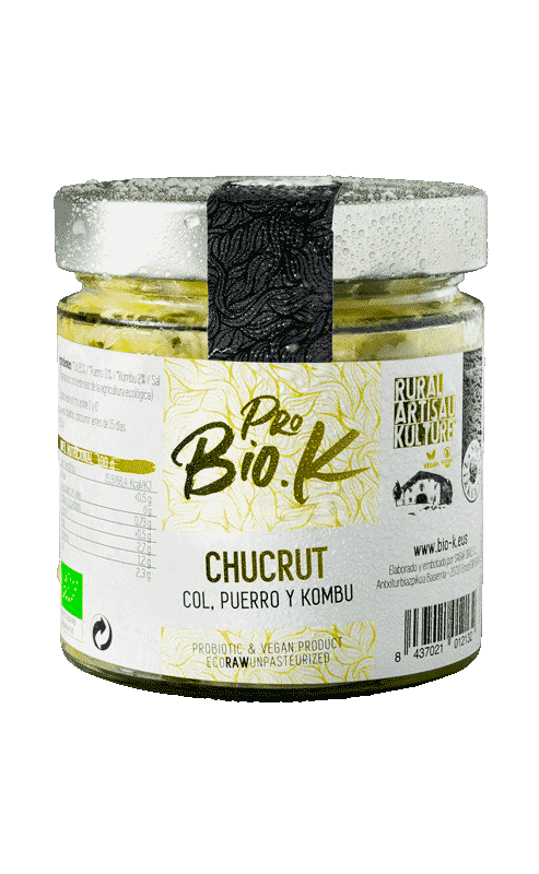 Chucrut de Col, Puerro y Kombu