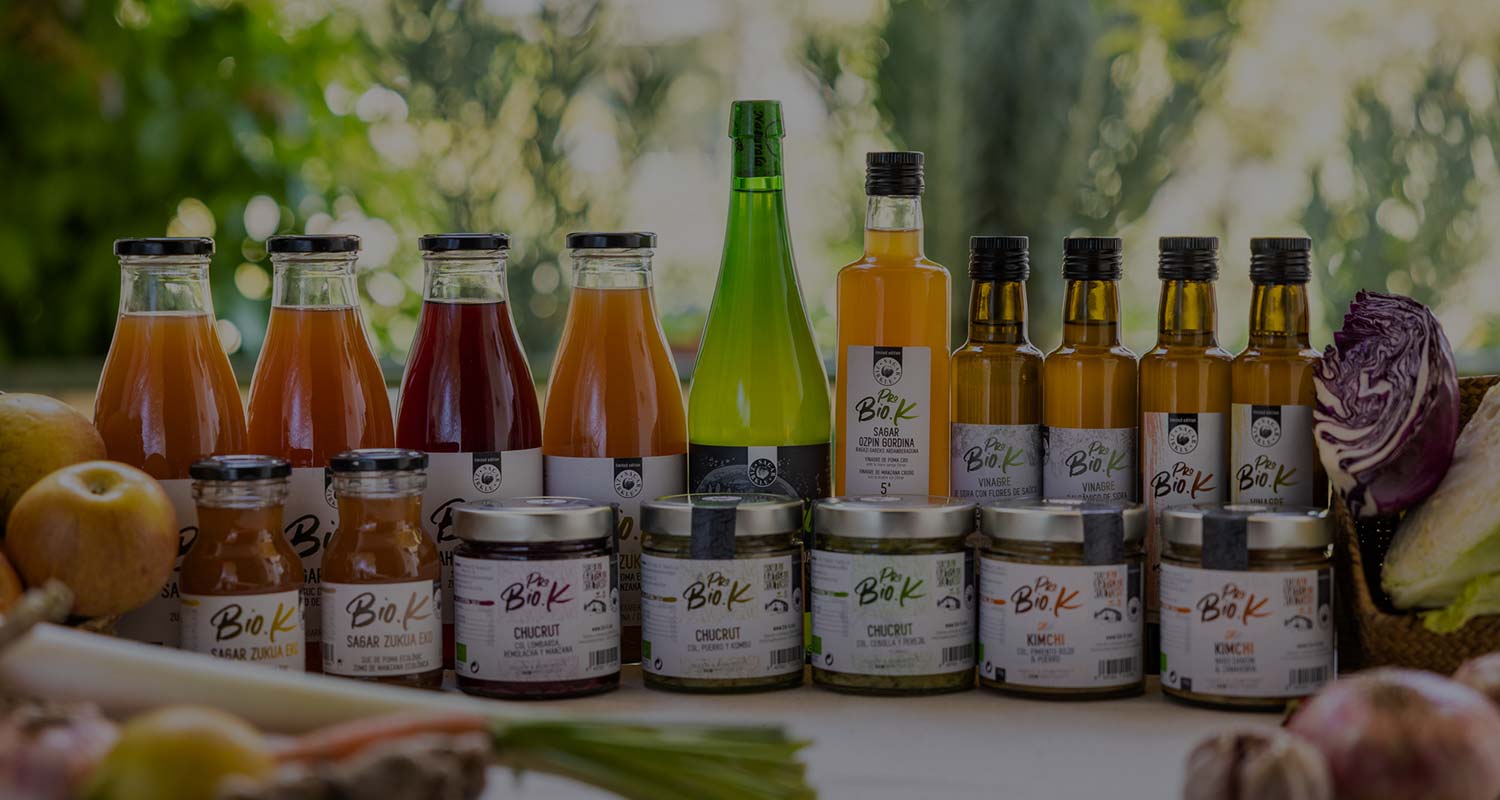 Productos derivados de la manzana (Bio.K y Zeberio) y otros productos fermentados (Pro Bio.K)